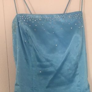 light to dark ombré prom dress